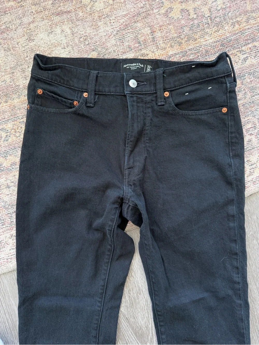 Abercrombie & Fitch Vintage Stretch Straight Jean